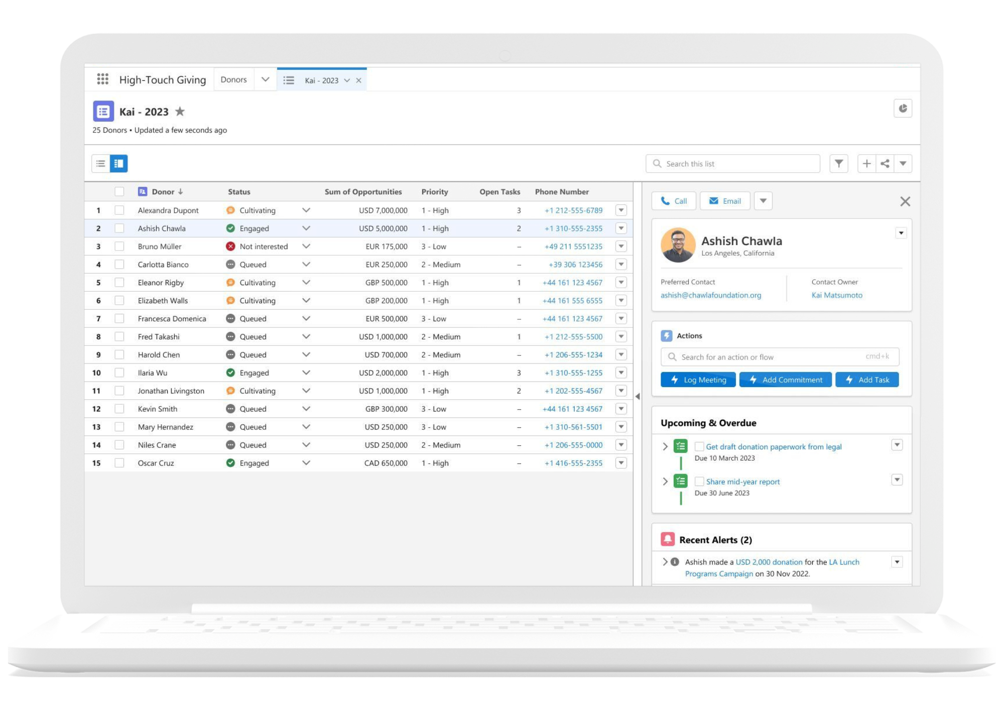 image of FinDock's supported payment processors in Salesforce