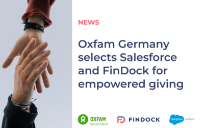 Oxfam Germany selects Salesforce and FinDock for empowered giving