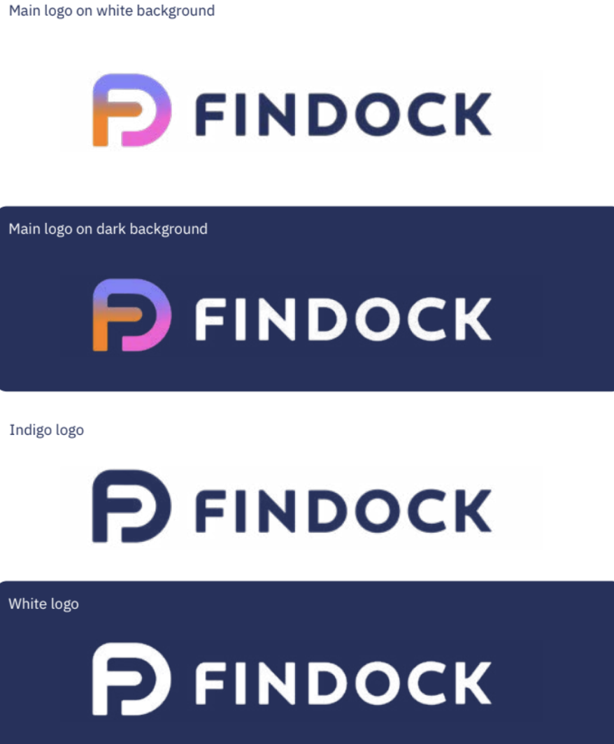 how to use FinDock logo